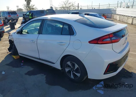 2017 Hyundai Ioniq Hybrid Sel из США, поврежденный, VIN KMHC75LC7HU034321